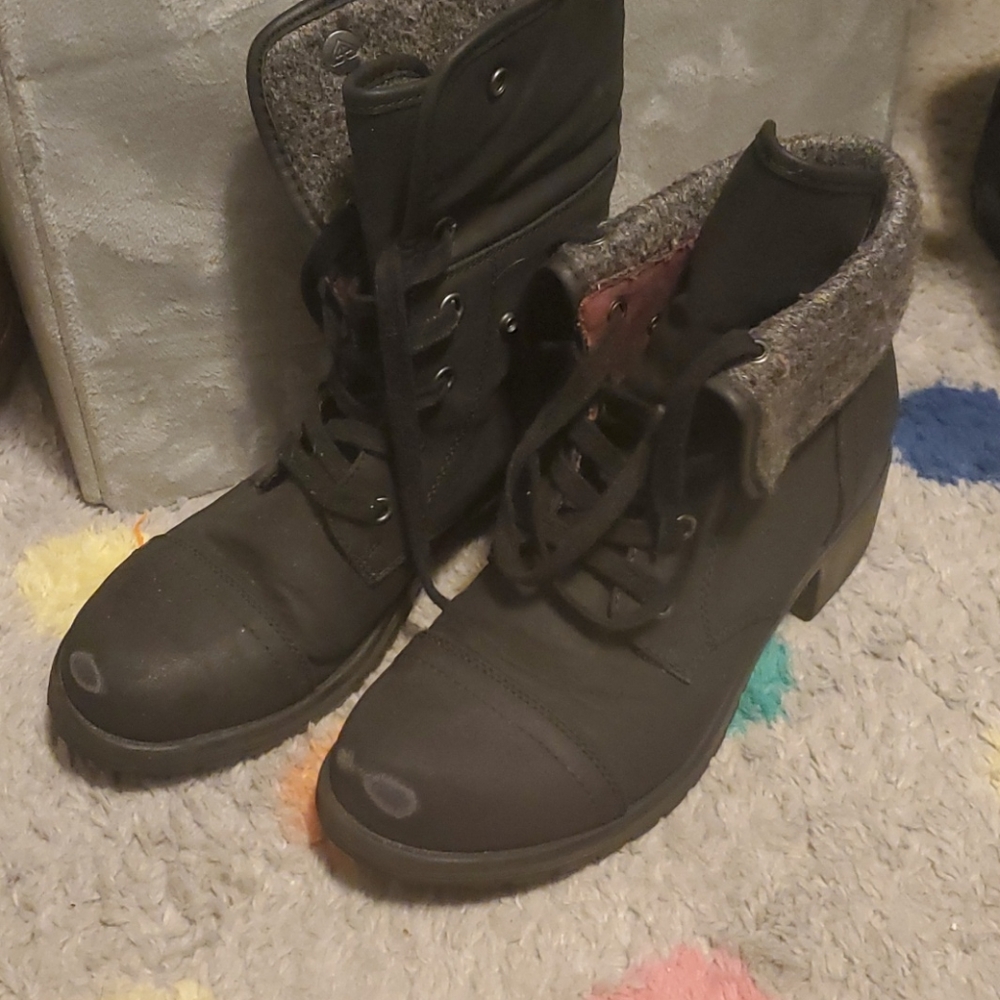 Black Combat Boots